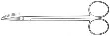 Tandvleesschaar KELLY - 16cm , gezahnt , gebogen (Carl Martin)