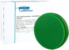 CAD/CAM Wachs Blank 25mm grün (Yeti Dentalprodukte)
