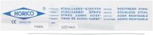 Stalencarbo® strips met gaten F303L 0,07 mm, 3 mm, geel, enkelzijdig (Horico)
