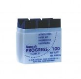 Bausch Progress 100 Strips 100 blauwe plastic dispenser (Bausch)