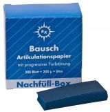Articulatie papier Strepen 200 blauw navul verpakking (Bausch)