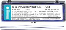 S-U-waxprofielen rond Ø 0,6mm (Schuler-Dental)