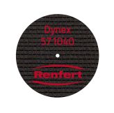 Dynex voor niet-edelmetalen + modelgietwerk Ø 40mm - Stärke 1,00mm (Renfert)