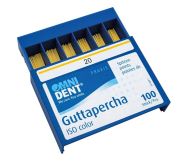 Guttapercha tips color Gr. 020 gelb (Omnident)