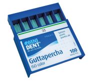 Guttapercha tips color Gr. 035 grün (Omnident)