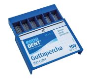 Guttapercha tips color Gr. 040 schwarz (Omnident)
