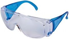 Anti-Mist veiligheidsbril universeel blauw (Kentzler-Kaschner Dental)