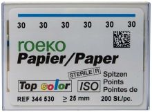 ROEKO-papiertips Top color Normalpackung Gr. 030 blau (Coltene Whaledent)