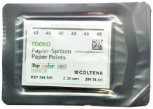 ROEKO-papiertips Top color Normalpackung Gr. 040 schwarz (Coltene Whaledent)