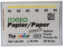 ROEKO-papiertips Top color Normalpackung Gr. 050 gelb (Coltene Whaledent)
