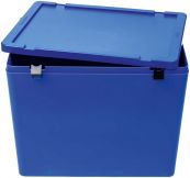 Laboratoriumcontainer maat 4 met deksel blau (Speiko)