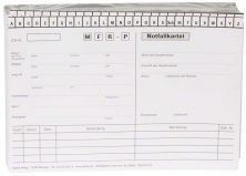 Noodkaart index DIN A5 2-voudig   (Spitta Verlag)