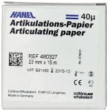 HANEL articulatiepapier 22 mm 40 µ blauw (Coltene Whaledent)