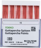 ROEKO Guttapercha punten roze (ISO) schuifdoos maat 015 (Coltene Whaledent)