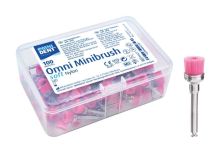 Omni Minibrush soft nylonborstels roze (Omnident)