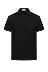 Poloshirt Uni MWM-S2-D black M (van Laack)