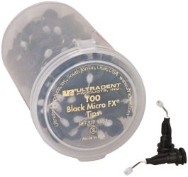Black Micro FX Tip Verpakking met 100 stuks (Ultradent Products Inc.)
