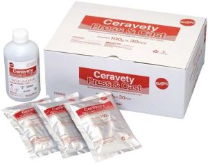 Ceravety Press & Cast Pulver 30x 100 g (Shofu Dental)