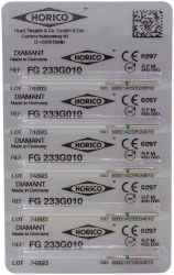 Diamant FG 233 Verpakking 5 stuks groen ISO 010 (Horico)