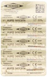 Löwenschleifer AuFG 141C Verpakking 5 st. ISO 014 rood (Horico)