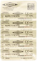 Löwenschleifer AuFG 173C Verpakking 5 st. ISO 016 rood (Horico)