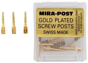 Mirapost® vergoldet M2 - 12 Stück (Hager&Werken)