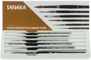 Original TANAKA-penselen Set 6 stuks gesorteerd (Asami Tanaka Dental)