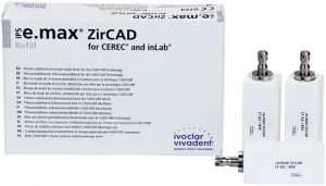 IPS e.max® ZirCAD CEREC/inLab LT B45 A2 (Ivoclar Vivadent GmbH)
