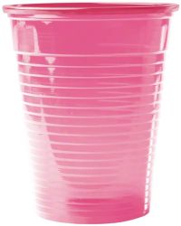 Mondspoelbekers PP 180 ml pink (Smartdent)