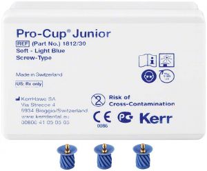 Pro-Cup™ Junior Weich (hellblau) Screw-Type 30er (KerrHawe)