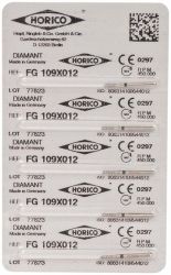 Diamant FG 109X Verpakking 5 st. zwart ISO 012 (Horico)