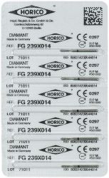 Diamant FG 239X Verpakking 5 st. zwart ISO 014 (Horico)
