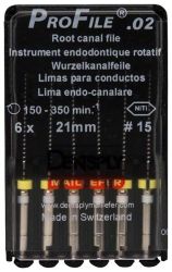 ProFile® .02 21mm Maat 15 (Dentsply Sirona)