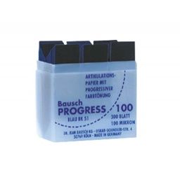 Bausch Progress 100 Strips 100 blauwe plastic dispenser (Bausch)