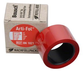 Arti-Fol® kunststof 8µ 1-zijdig Nachfüllbox - 22mm breit - rot (Bausch)