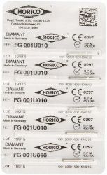 Diamant FG 001U Verpakking 5 st. wit ISO 010 (Horico)