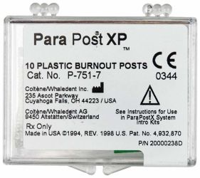 ParaPost® XP™ Ausbrennstifte 10er Gr. 7 grün (Coltene Whaledent)