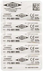 Diamant FG 001 Verpakking 5 st. ISO 005 (Horico)