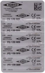 Diamant FG 139 Verpakking 5 st. ISO 009 (Horico)
