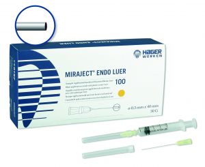 Miraject Endo Luer 30G  0,3 x 40mm (Hager&Werken)