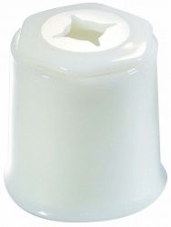 Afvalbak melkglas met deksel met stergat 75 x 72mm (Alfred Becht)
