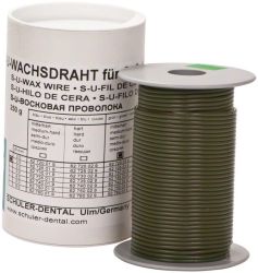 S-U-waxdraad groen middelhard Ø 2,5mm (Schuler-Dental)