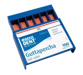 Guttapercha tips color Gr. 055 rot (Omnident)