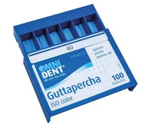 Guttapercha tips color Gr. 060 blau (Omnident)