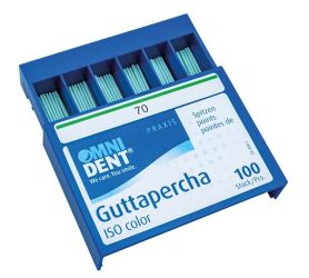 Guttapercha tips color Gr. 070 grün (Omnident)