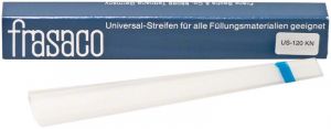 Universele strip recht 120 mm lang Glasklar transparent 0,08mm dick 8,5mm breit (Frasaco)