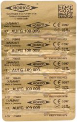 Diamant AuFG 109 Verpakking 5 st. ISO 009 (Horico)