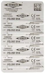 Diamant FG 257 Verpakking 5 st. ISO 014 (Horico)