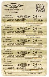 Löwenschleifer AuFG 141G Verpakking 5 st. ISO 012 groen (Horico)