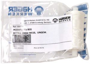 Mirafloss® Big Refill weiß, ungewachst (Hager&Werken)